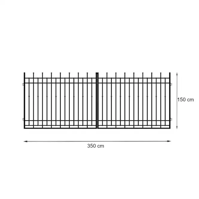 Brama Brema 3,5m 1500x3500