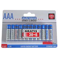 Baterie alkaliczne AAA LR03 36szt