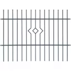Przęsło PORTO 2 2m/1,45m ZN+RAL7016