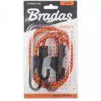 Guma elastyczna z hakiem metalowym pokrytym PVC BUNGEE CORD HOOK 2szt. x 60cm