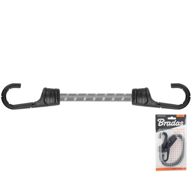 Guma elastyczna z hakiem metalowym pokrytym PVC BUNGEE CORD HOOK 2szt. x 40cm