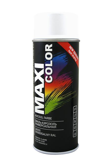 Farba w sprayu Motip Dupli Maxi Color Lakier do drewna i metalu RAL 9003 biały mat 400 ml