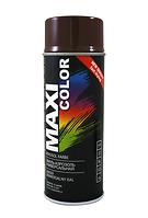 Farba w sprayu Motip Dupli Maxi Color Lakier do drewna i metalu RAL 8017 brązowy 400 ml