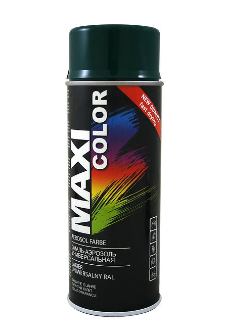 Farba w sprayu Motip Dupli Maxi Color Lakier do drewna i metalu RAL 6009 zielony 400 ml