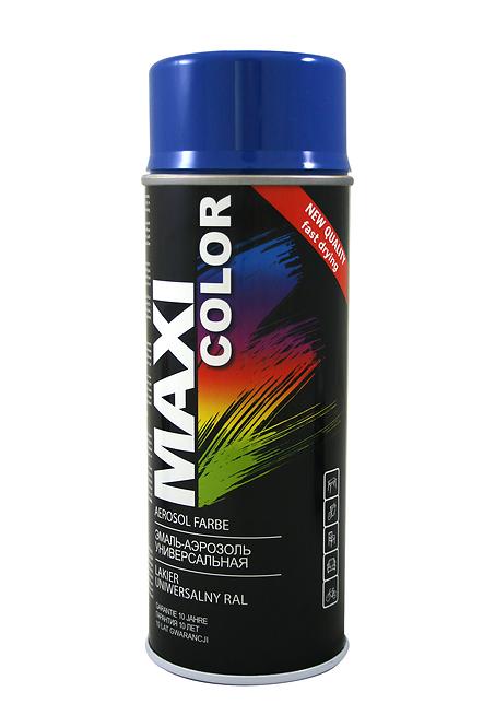 Farba w sprayu Motip Dupli Maxi Color Lakier do drewna i metalu RAL 5010 niebieski 400 ml