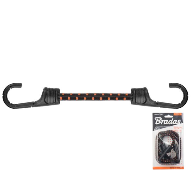 Guma elastyczna z hakiem metalowym pokrytym PVC BUNGEE CORD HOOK 2szt. x 100cm