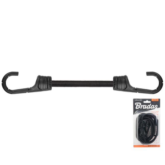 Guma elastyczna z hakiem metalowym pokrytym PVC BUNGEE CORD HOOK 2szt. x 120cm