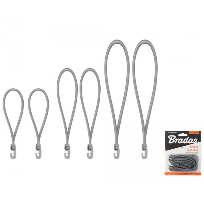 Zestaw gum z hakiem PVC BUNGEE CORD HOOK 18cm / 25cm / 40cm