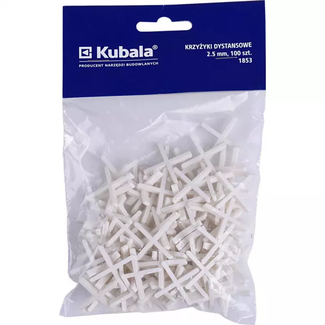 Kubala krzyżyki dystansowe do płytek 2.5 mm,2