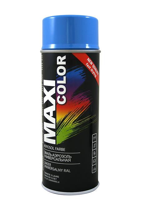 Farba w sprayu Motip Dupli Maxi Color Lakier do drewna i metalu RAL 5012 niebieski jasny 400 ml