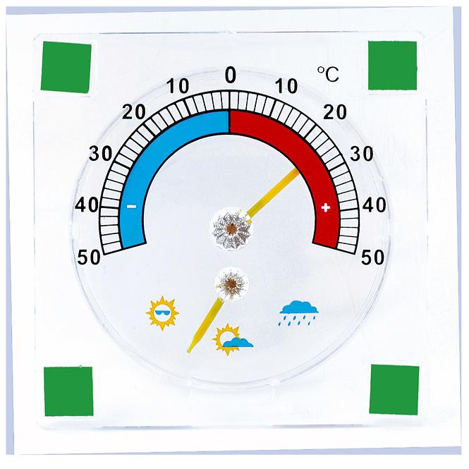 Termometr pogodowy zaokienny 2w1 0990