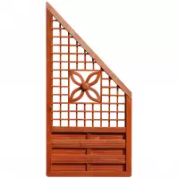 Płot Wolin z ornamentem 90x180/90 cm