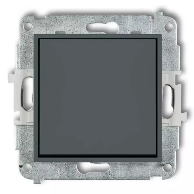 Łącznik jednobiegunowy 28MWP-1 grafit mat mini