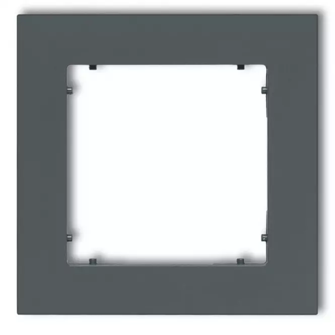 Ramka 28MR-1 pojedyncza grafit mat mini
