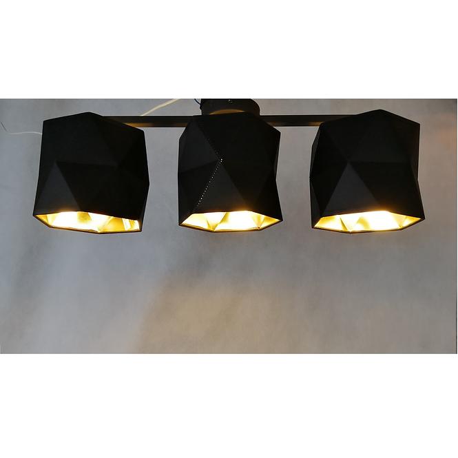 Lampa Siro 1041 czarna/złota LW3