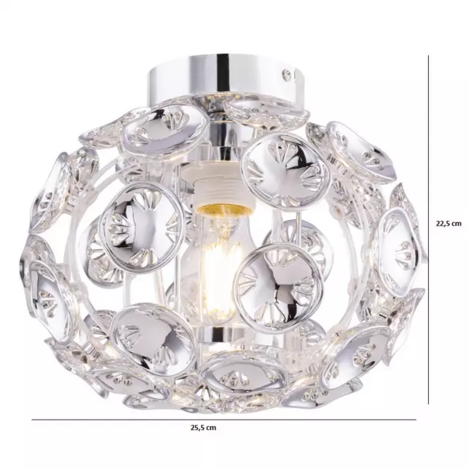 Lampa 51500-1D chrom LW1