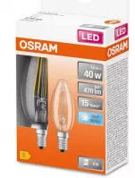 Żarówka LED OSRAM FIL E14 B35 4W 4000K 2 szt