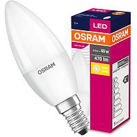 Żarówka OSRAM LED FR świeca E14 4,9W 40W 470LM 827