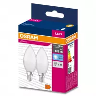 Żarówka LED Osram E14 B35 4,9W 4000k 2szt