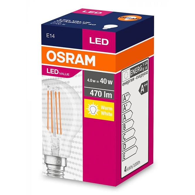 Żarówka OSRAM LED Value ND FIL CL P40 E14 4W 40W 470LM 827