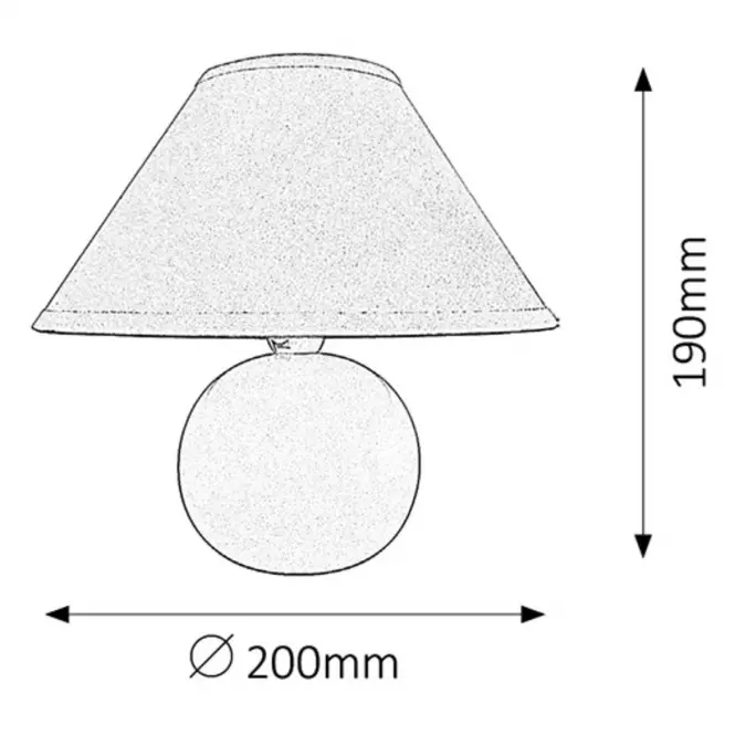 Lampa Ariel 4904 pomarańczowa LB1,3