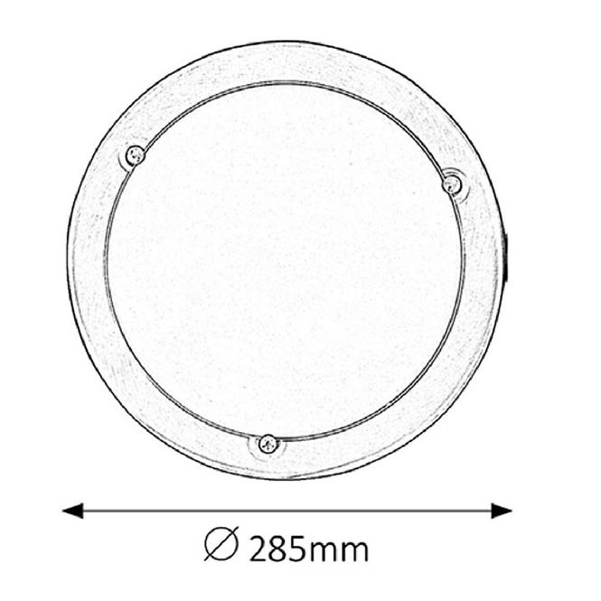 Plafon Ufo 5121 chrom mat D30