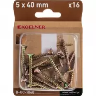 Koelner Wkręt Hartowany z Łbem Stożkowym 5 x 40mm