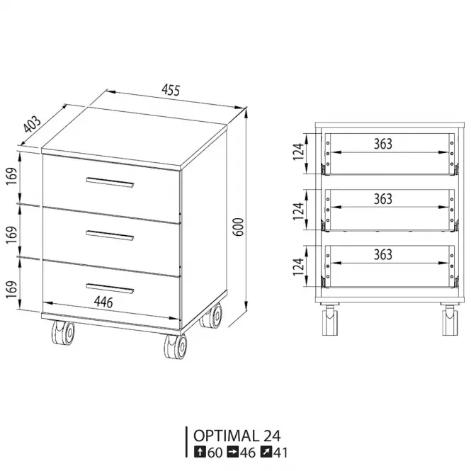Kontenerek 46 Optimal 24 sonoma