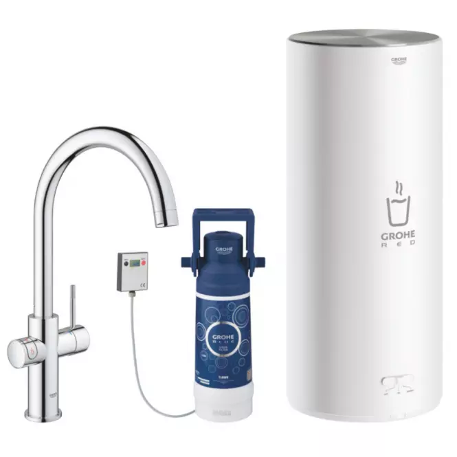 Bateria i bojler stojący GROHE RED DUO 30079001