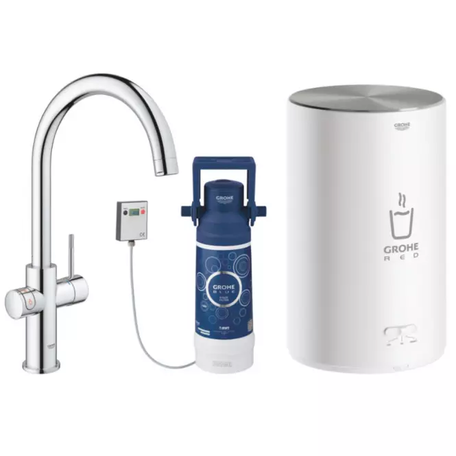 Bateria i bojler stojący GROHE RED DUO 30083001