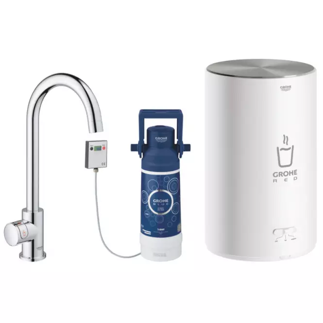 Bateria i bojler stojący GROHE RED MONO 30085001