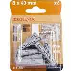 Koelner Kołek rozporowy z wkrętem 8 x 40mm