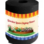 Ogrodzenie 15cm x 9m czarne