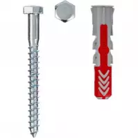 Fischer Kołek uniwersalny Duopower z wkrętem 12x60 s k nv