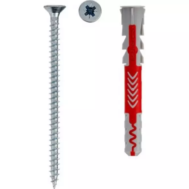 Fischer Kołek uniwersalny Duopower z wkrętem 8x65 s k nv
