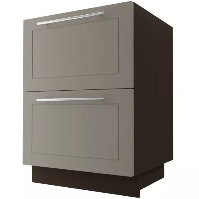 Szafka kuchenna D2E/60 Quantum beige mat/lava