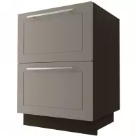 Szafka kuchenna D2E/60/1E Quantum beige mat/lava