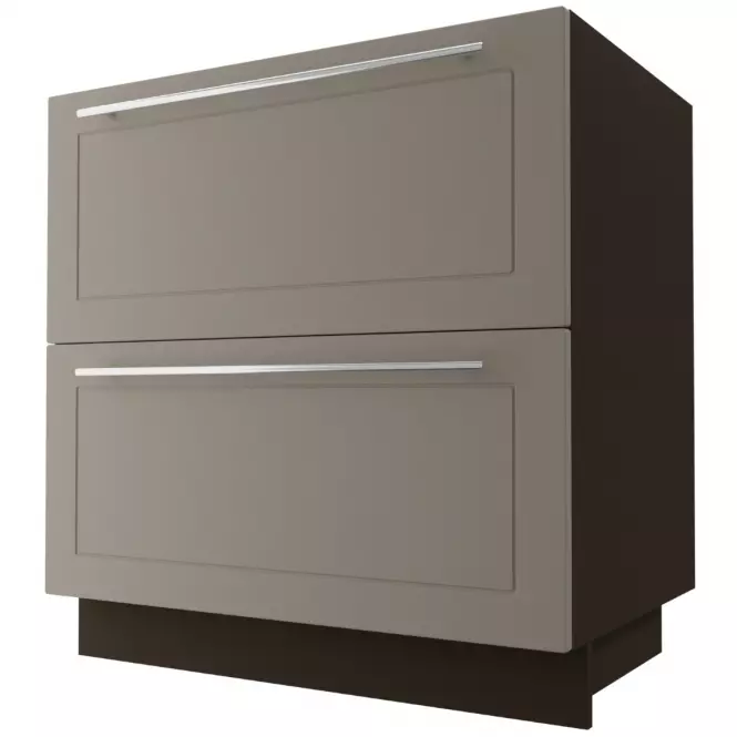 Szafka kuchenna D2E/80/1E Quantum beige mat/lava