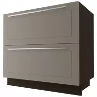 Szafka kuchenna D2E/90/1E Quantum beige mat/lava