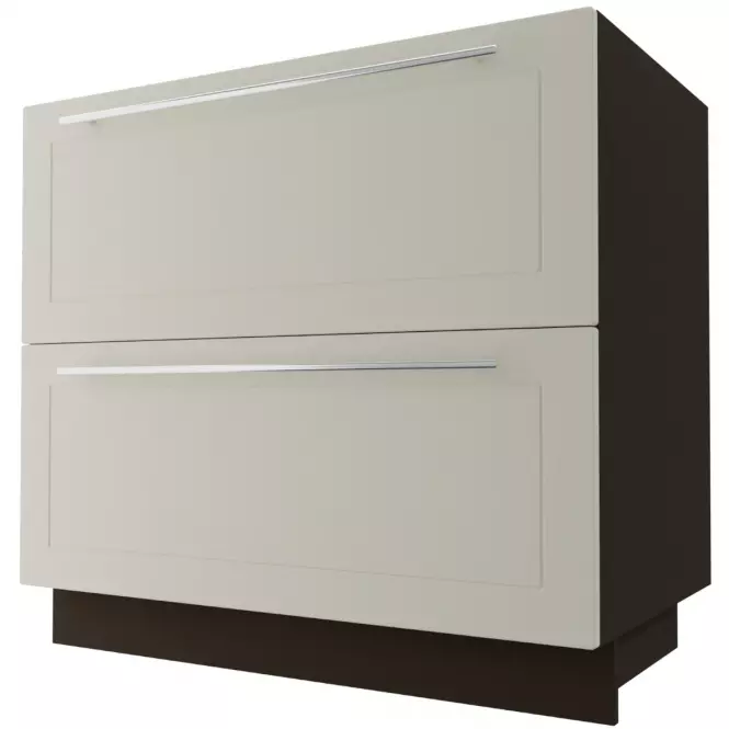 Szafka kuchenna D2E/90/1E Quantum vanilla mat/lava