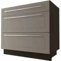 Szafka kuchenna D3E/90 Quantum beige mat/lava