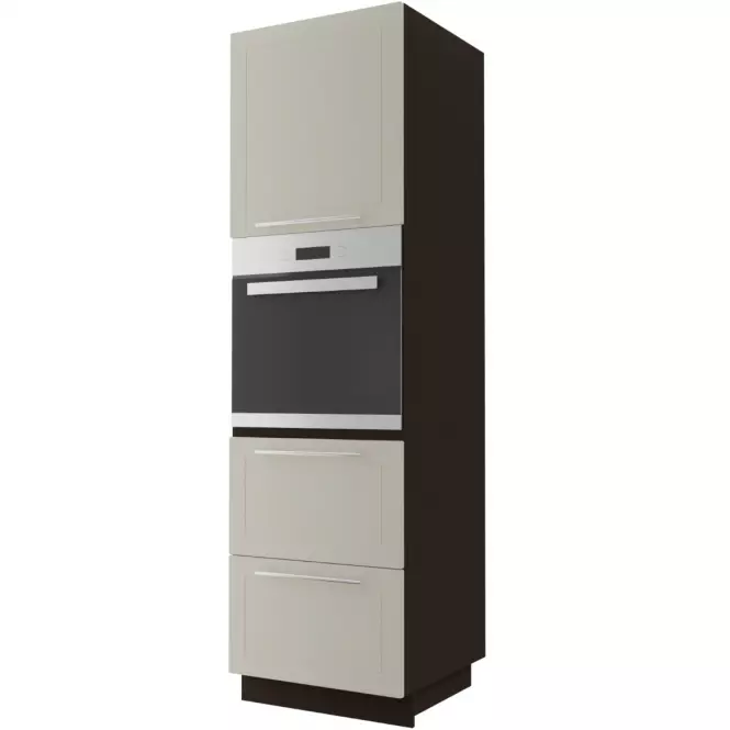 Szafka kuchenna D14RU/2M - 356 Quantum vanilla mat/lava