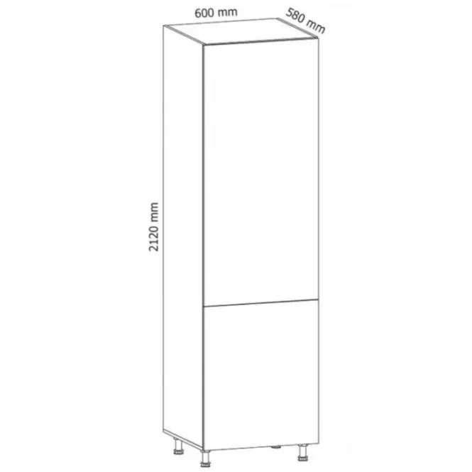 Szafka kuchenna Gardena D60R P grey
