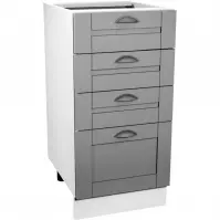 Szafka kuchenna Linea D40S4 grey