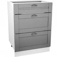 Szafka kuchenna Linea D60S3 grey