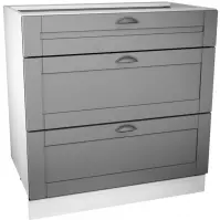 Szafka kuchenna Linea D80S3 grey