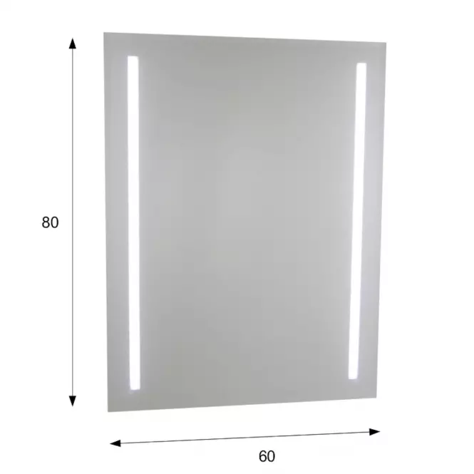 Lustro LED 1 60x80