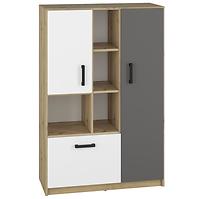 Komoda 92 Fini 05 dąb artisan/biały/antracyt Komoda 92 Fini 05 dąb artisan/biały/antracyt