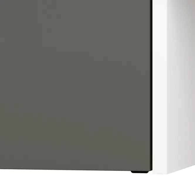 Łóżko 96 + stelaż Fini 09 dąb artisan/biały/antrac