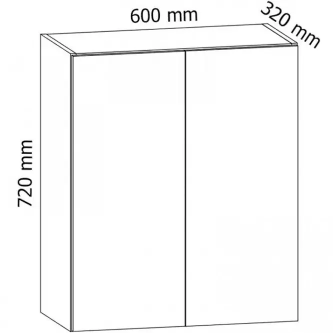 Szafka kuchenna Gardena G60 grey